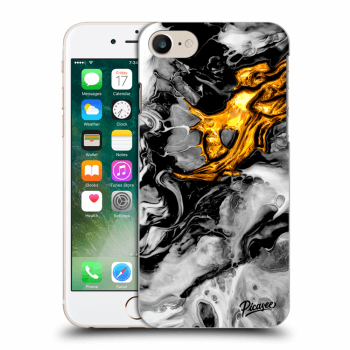 Husă pentru Apple iPhone 8 - Black Gold 2