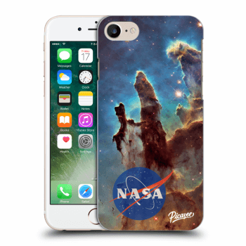 Picasee husă transparentă din silicon pentru Apple iPhone 8 - Eagle Nebula