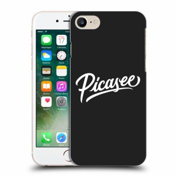 Picasee husă neagră din silicon pentru Apple iPhone 8 - Picasee - White