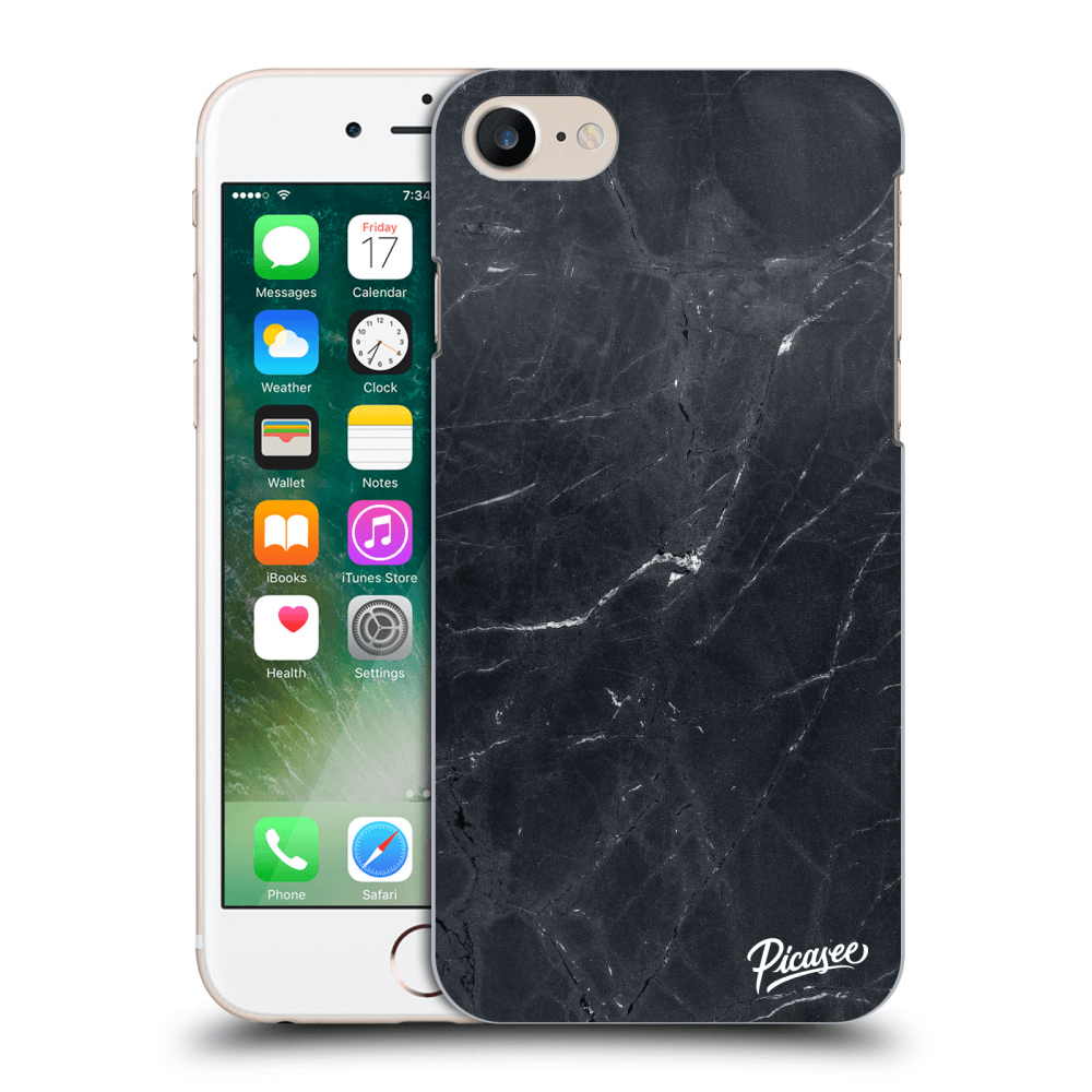 Picasee ULTIMATE CASE pentru Apple iPhone 8 - Black marble