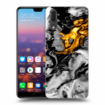 Husă pentru Huawei P20 - Black Gold 2