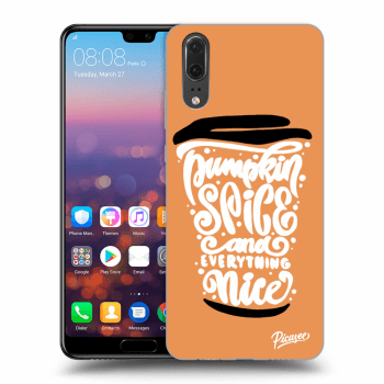 Husă pentru Huawei P20 - Pumpkin coffee
