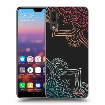 Husă pentru Huawei P20 - Flowers pattern
