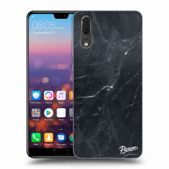 Husă pentru Huawei P20 - Black marble