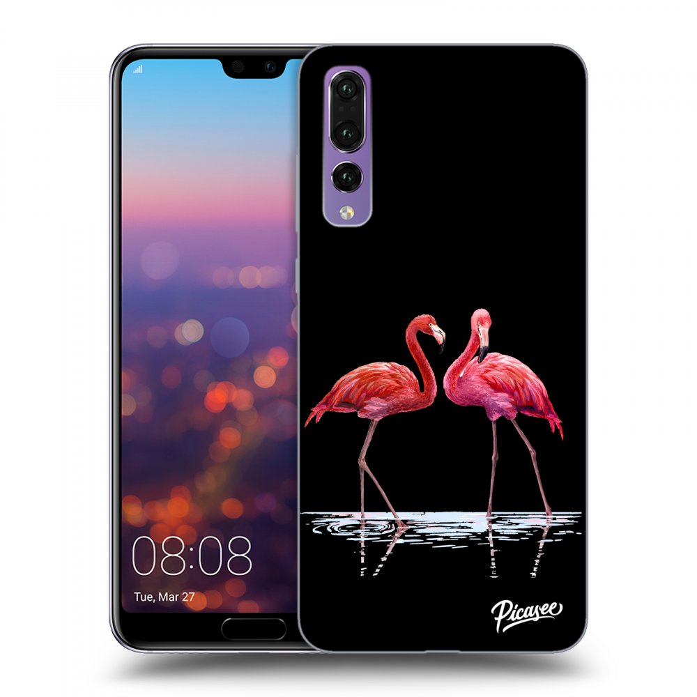 Picasee ULTIMATE CASE pentru Huawei P20 Pro - Flamingos couple
