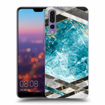 Husă pentru Huawei P20 Pro - Blue geometry