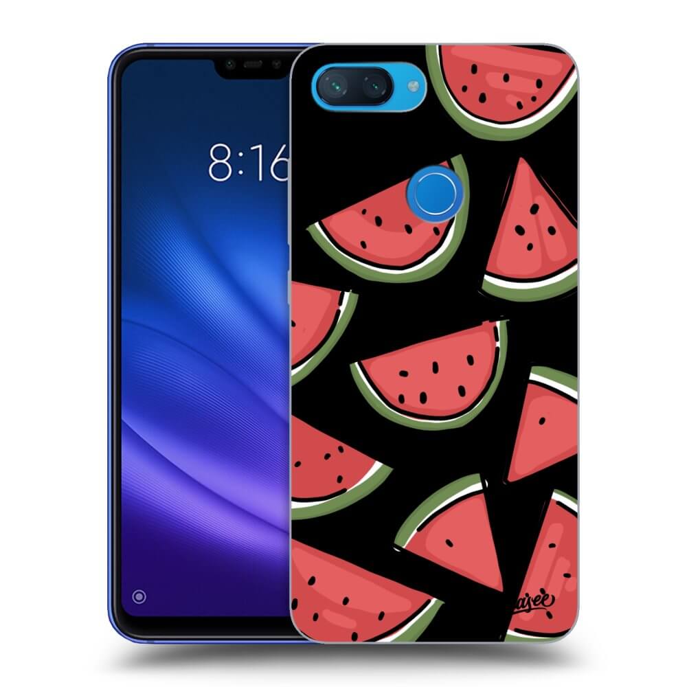 Picasee husă neagră din silicon pentru Xiaomi Mi 8 Lite - Melone