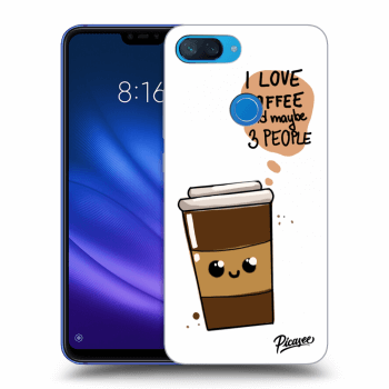 Picasee husă transparentă din silicon pentru Xiaomi Mi 8 Lite - Cute coffee