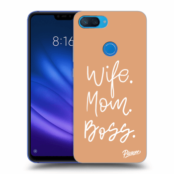 Picasee husă transparentă din silicon pentru Xiaomi Mi 8 Lite - Boss Mama