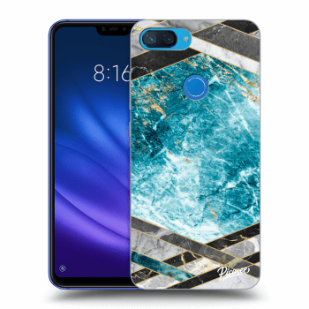 Husă pentru Xiaomi Mi 8 Lite - Blue geometry
