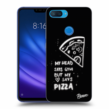 Picasee husă transparentă din silicon pentru Xiaomi Mi 8 Lite - Pizza