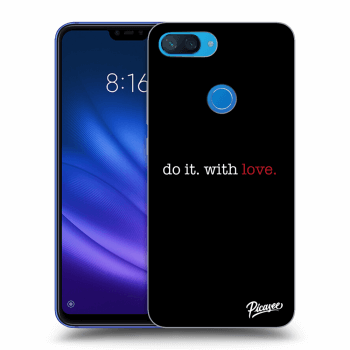 Picasee husă transparentă din silicon pentru Xiaomi Mi 8 Lite - Do it. With love.