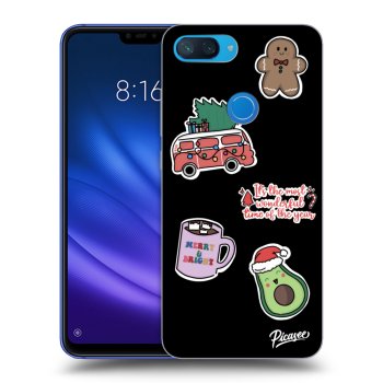 Husă pentru Xiaomi Mi 8 Lite - Christmas Stickers