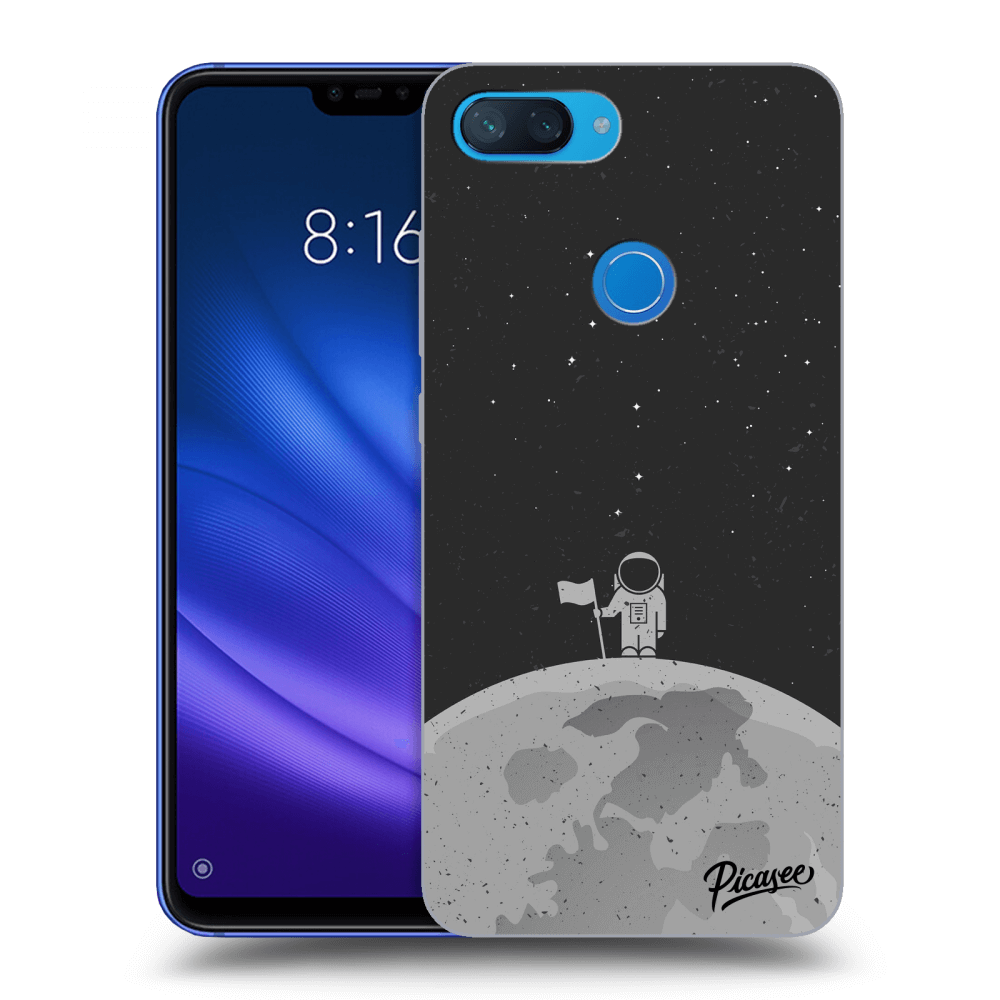 Picasee husă neagră din silicon pentru Xiaomi Mi 8 Lite - Astronaut