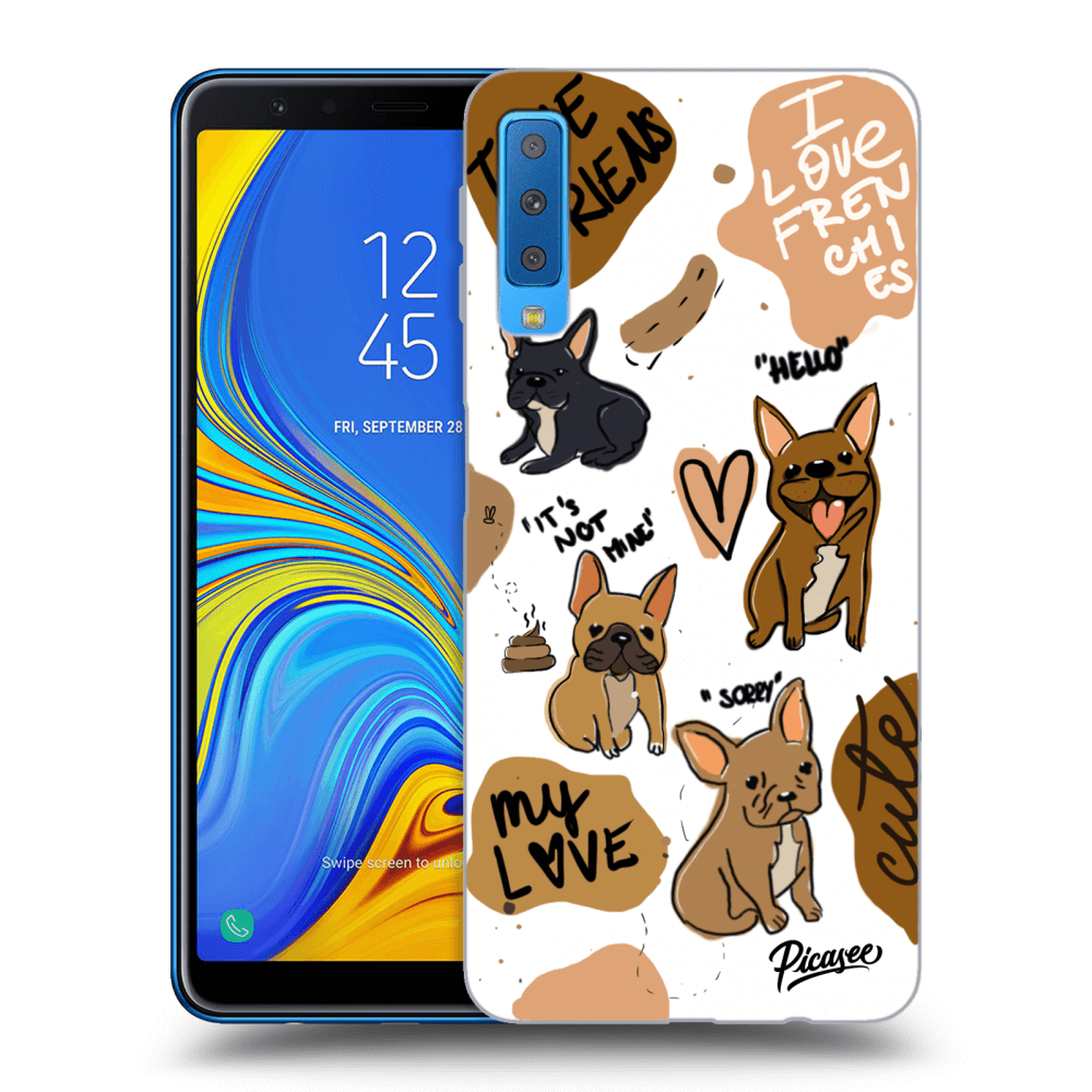 Picasee ULTIMATE CASE pentru Samsung Galaxy A7 2018 A750F - Frenchies