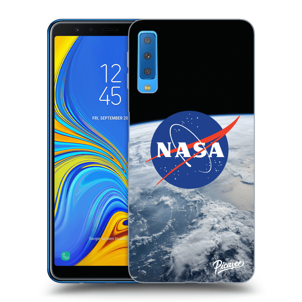 Picasee husă transparentă din silicon pentru Samsung Galaxy A7 2018 A750F - Nasa Earth