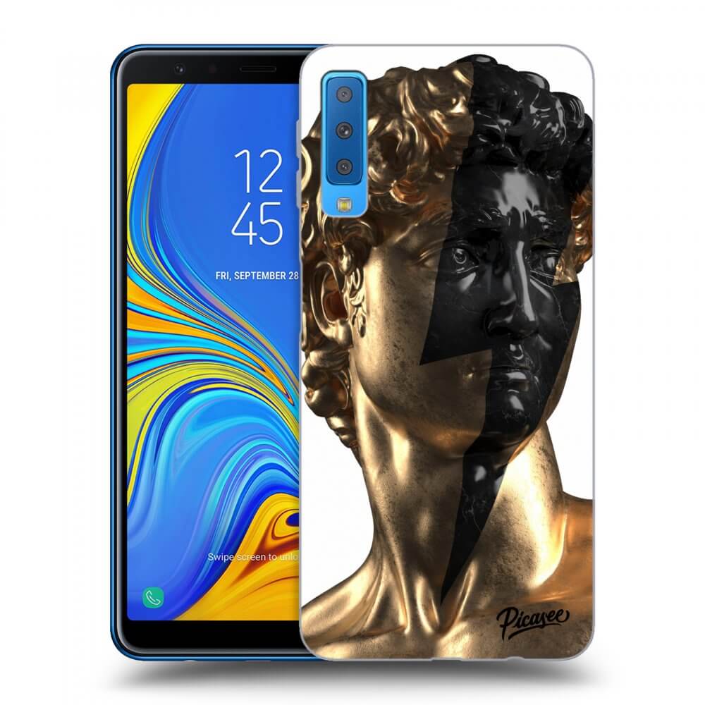 Picasee ULTIMATE CASE pentru Samsung Galaxy A7 2018 A750F - Wildfire - Gold