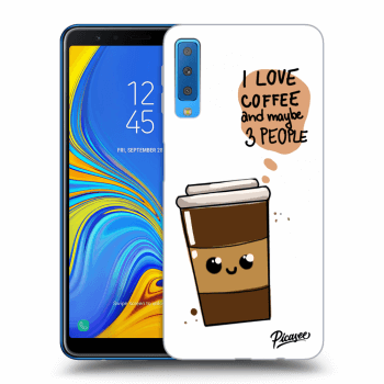 Picasee ULTIMATE CASE pentru Samsung Galaxy A7 2018 A750F - Cute coffee