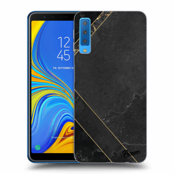 Husă pentru Samsung Galaxy A7 2018 A750F - Black tile