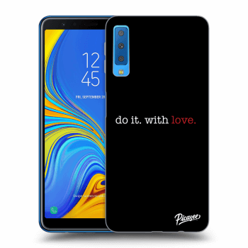 Picasee husă transparentă din silicon pentru Samsung Galaxy A7 2018 A750F - Do it. With love.