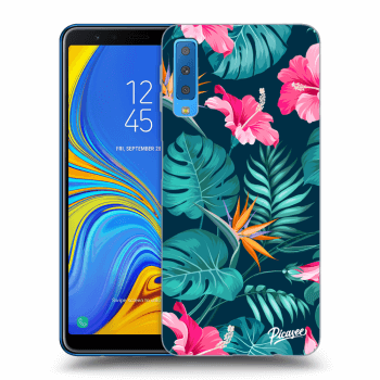 Husă pentru Samsung Galaxy A7 2018 A750F - Pink Monstera