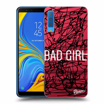 Picasee husă neagră din silicon pentru Samsung Galaxy A7 2018 A750F - Bad girl