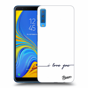 Husă pentru Samsung Galaxy A7 2018 A750F - I love you