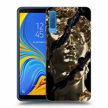 Picasee husă neagră din silicon pentru Samsung Galaxy A7 2018 A750F - Golder