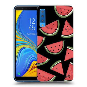 Picasee husă neagră din silicon pentru Samsung Galaxy A7 2018 A750F - Melone