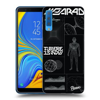 Picasee husă transparentă din silicon pentru Samsung Galaxy A7 2018 A750F - BLACK BODY