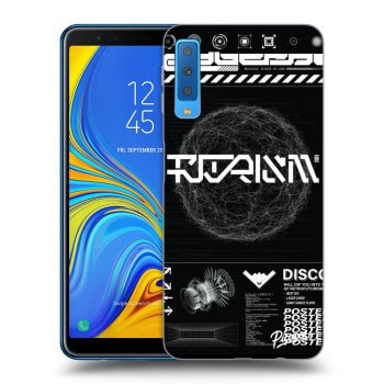 Picasee husă transparentă din silicon pentru Samsung Galaxy A7 2018 A750F - BLACK DISCO