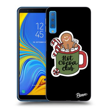 Picasee husă neagră din silicon pentru Samsung Galaxy A7 2018 A750F - Hot Cocoa Club