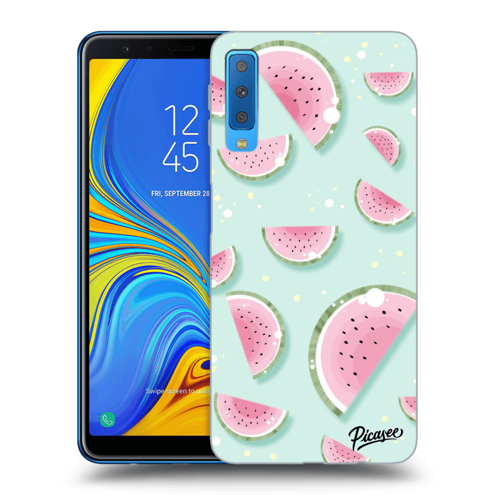 Picasee husă transparentă din silicon pentru Samsung Galaxy A7 2018 A750F - Watermelon 2