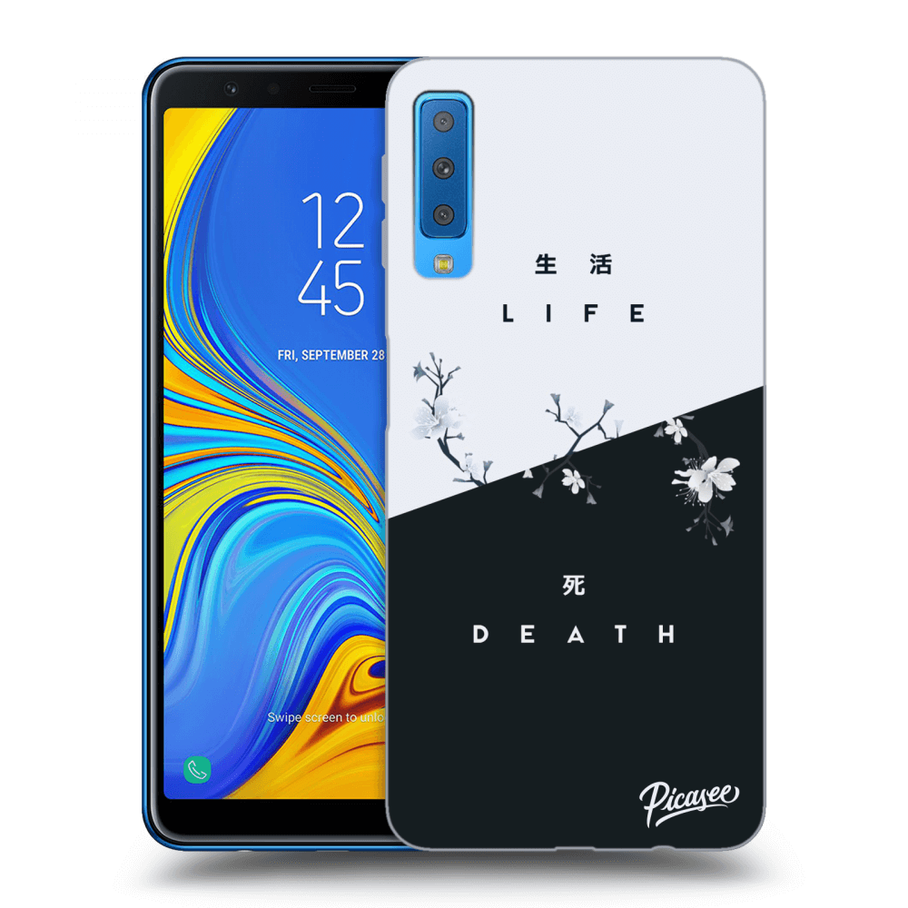 Picasee husă transparentă din silicon pentru Samsung Galaxy A7 2018 A750F - Life - Death