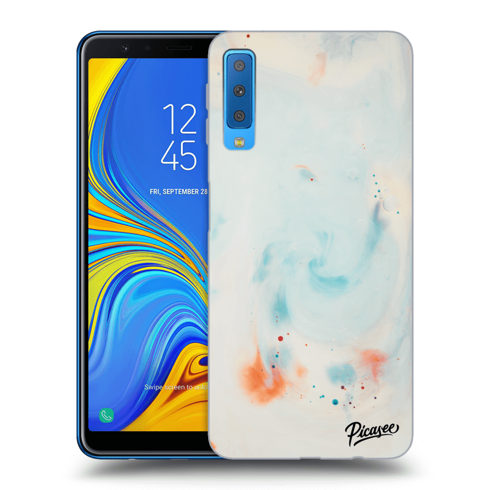 Picasee husă transparentă din silicon pentru Samsung Galaxy A7 2018 A750F - Splash