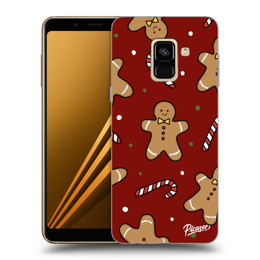 Picasee husă transparentă din silicon pentru Samsung Galaxy A8 2018 A530F - Gingerbread 2