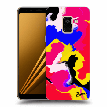 Husă pentru Samsung Galaxy A8 2018 A530F - Watercolor