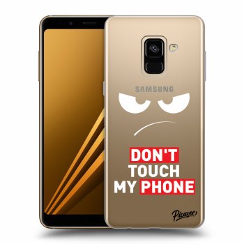 Husă pentru Samsung Galaxy A8 2018 A530F - Angry Eyes - Transparent