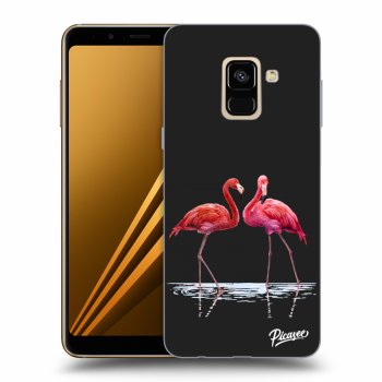 Husă pentru Samsung Galaxy A8 2018 A530F - Flamingos couple