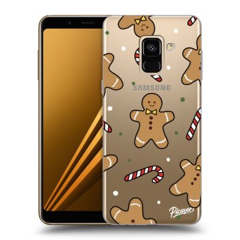 Picasee husă transparentă din silicon pentru Samsung Galaxy A8 2018 A530F - Gingerbread