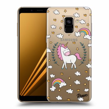 Husă pentru Samsung Galaxy A8 2018 A530F - Unicorn star heaven