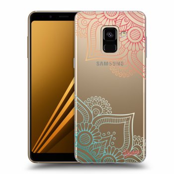 Husă pentru Samsung Galaxy A8 2018 A530F - Flowers pattern