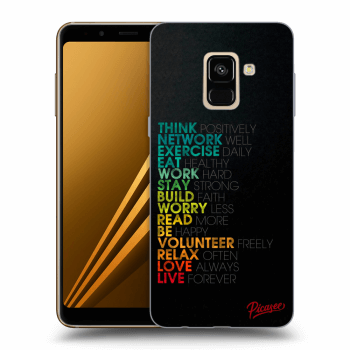 Husă pentru Samsung Galaxy A8 2018 A530F - Motto life