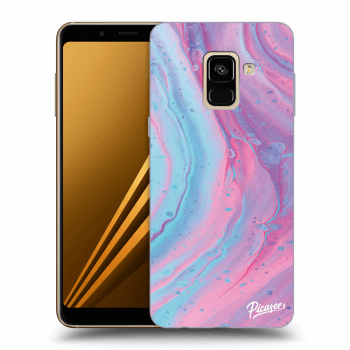 Husă pentru Samsung Galaxy A8 2018 A530F - Pink liquid