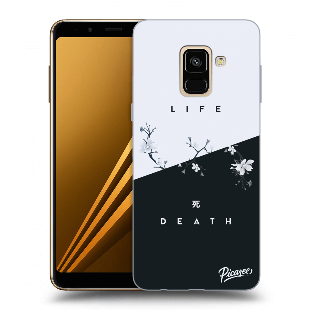 Picasee husă neagră din silicon pentru Samsung Galaxy A8 2018 A530F - Life - Death