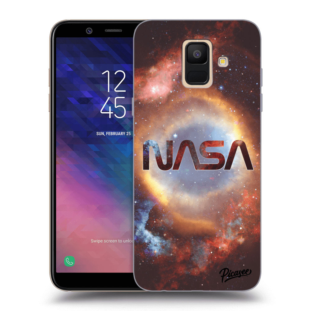Picasee husă transparentă din silicon pentru Samsung Galaxy A6 A600F - Nebula