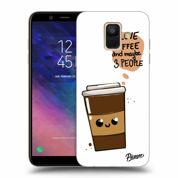 Husă pentru Samsung Galaxy A6 A600F - Cute coffee