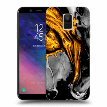 Husă pentru Samsung Galaxy A6 A600F - Black Gold