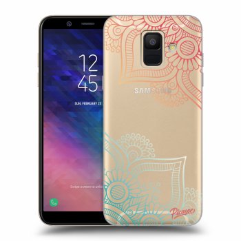 Husă pentru Samsung Galaxy A6 A600F - Flowers pattern