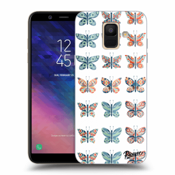 Husă pentru Samsung Galaxy A6 A600F - Butterflies